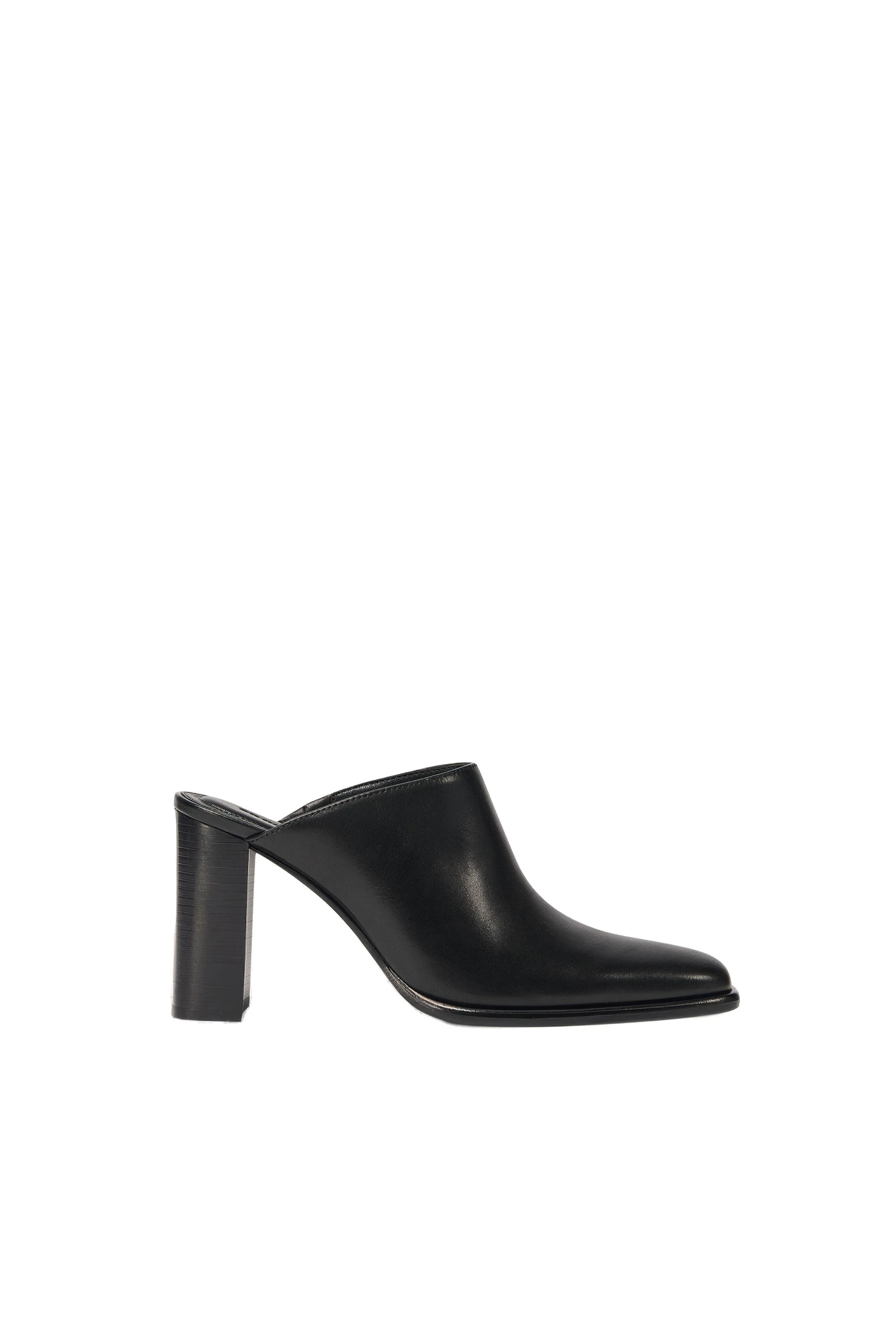 SIMKHAI Carolyn Leather Mule in Black SIMKHAI Carolyn Leather Mule in Black