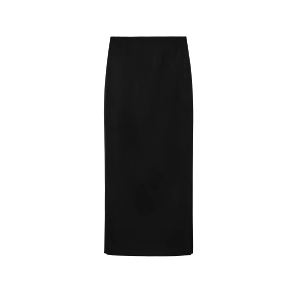 SIMKHAI Cate Midi Skirt in Black