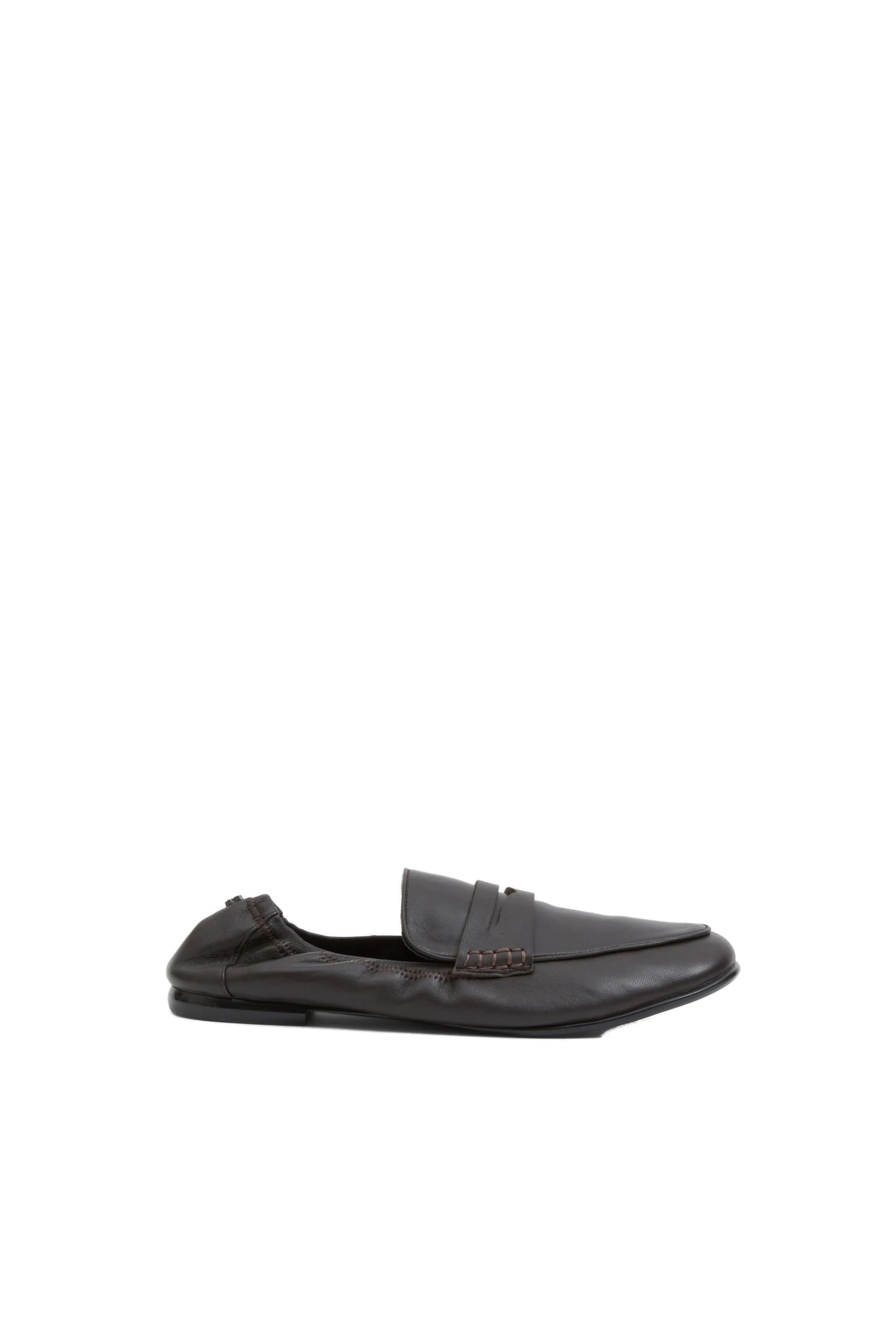SIMKHAI Danna Leather Loafer in Cacao SIMKHAI Danna Leather Loafer in Cacao