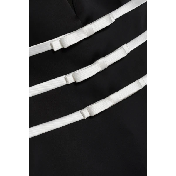 Delore Bustier Gown in Black Frost Multi - Image 6