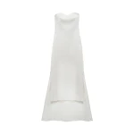 SIMKHAI Dinah Strapless Midi Dress in Ivory