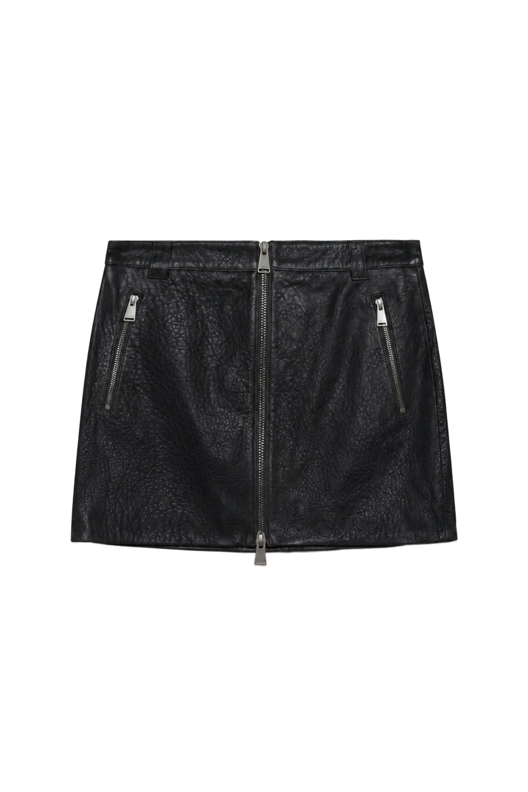 SIMKHAI Elina Leather Mini Skirt in Black SIMKHAI Elina Leather Mini Skirt in Black