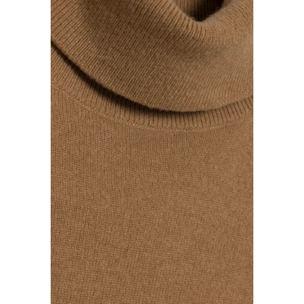 Fenwick Cashmere Turtleneck in Camel - Image 6