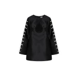 SIMKHAI Fiora Mini Dress in Black Frost Multi