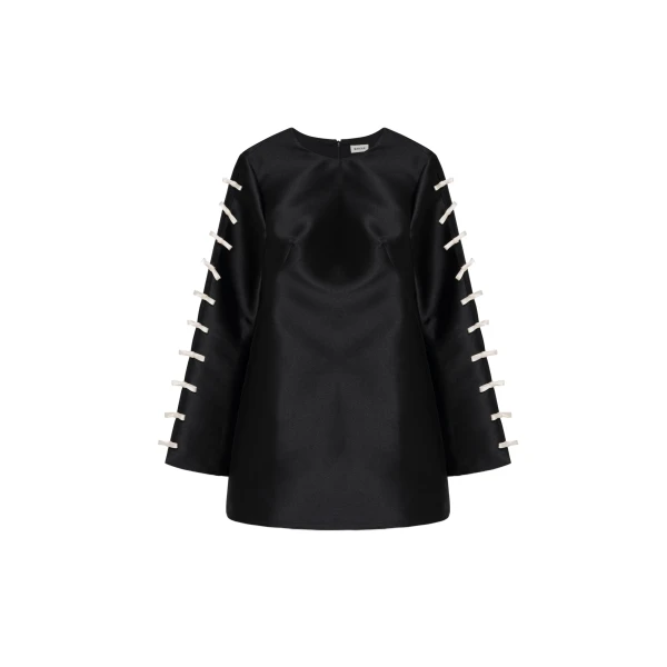 Fiora Mini Dress in Black Frost Multi