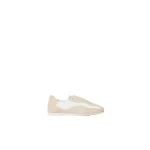 SIMKHAI Georgie Leather Combo Sneaker in Cream