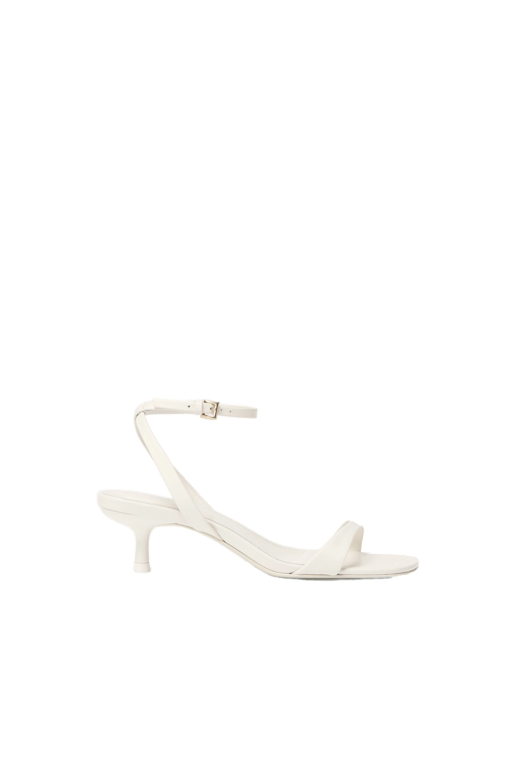 SIMKHAI Hannah Leather Sandal in Alabaster SIMKHAI Hannah Leather Sandal in Alabaster