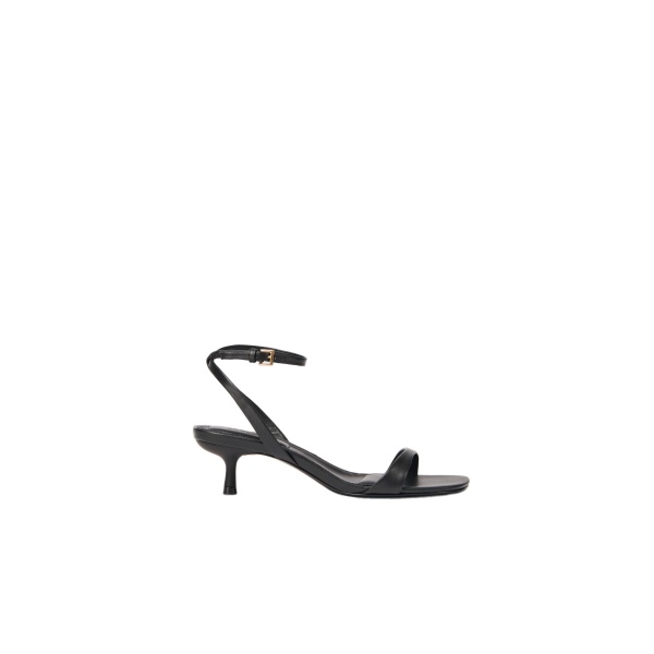 SIMKHAI Hannah Leather Sandal in Black