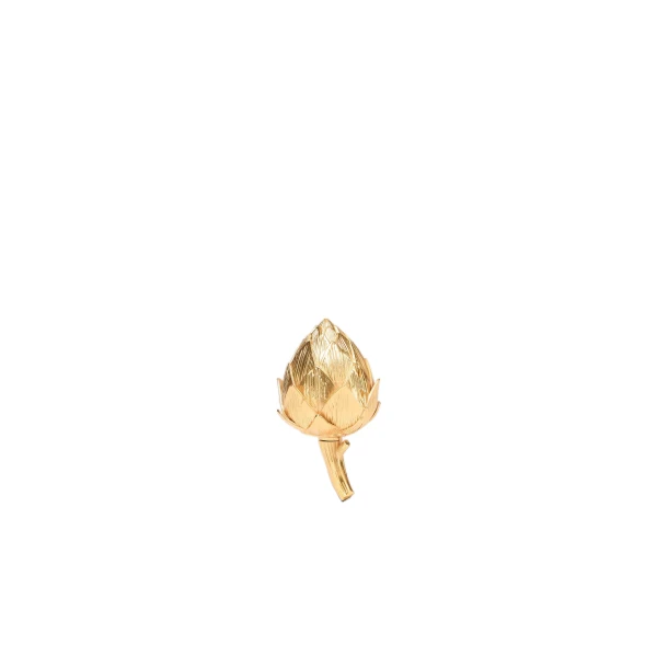 Isabella Artichoke Clutch in Gold