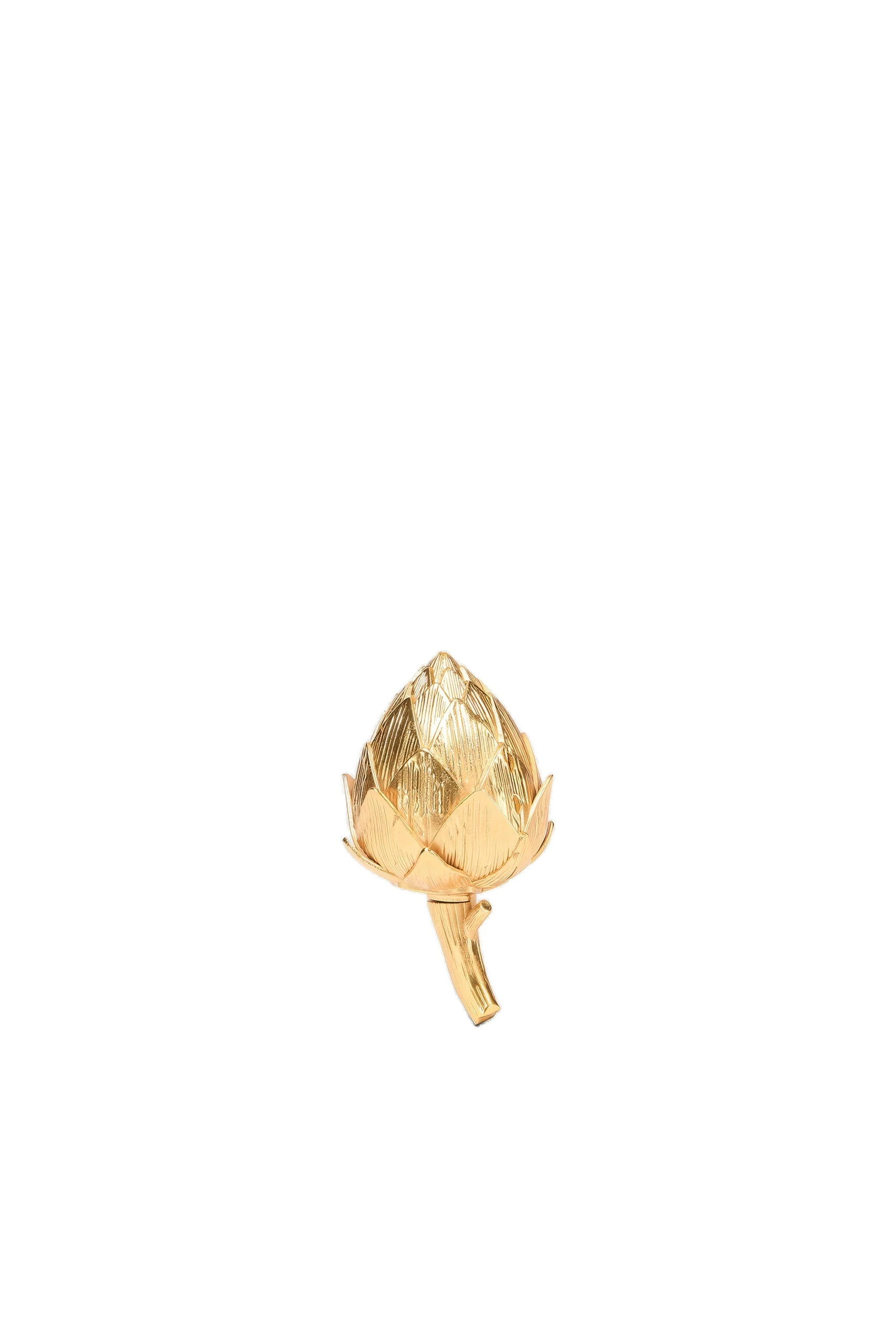 SIMKHAI Isabella Artichoke Clutch in Gold SIMKHAI Isabella Artichoke Clutch in Gold