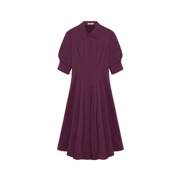 SIMKHAI Jazz Midi Dress in Fig