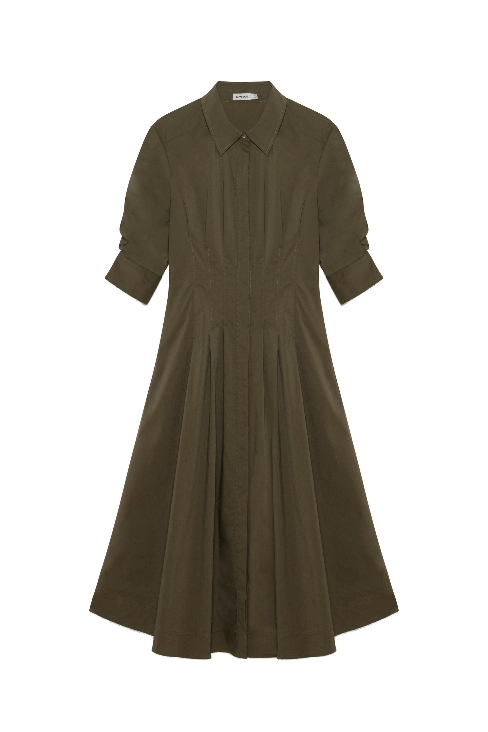 SIMKHAI Jazz Midi Dress in Sea Turtle SIMKHAI Jazz Midi Dress in Sea Turtle