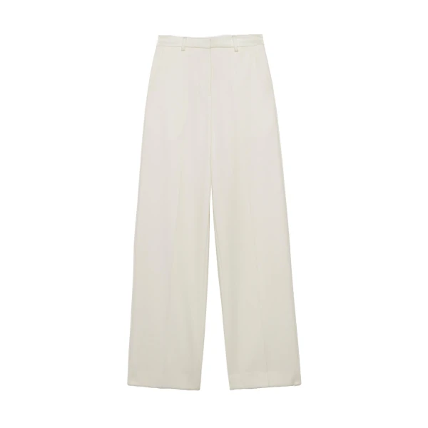 Kaia Straight Leg Pant in Ivory