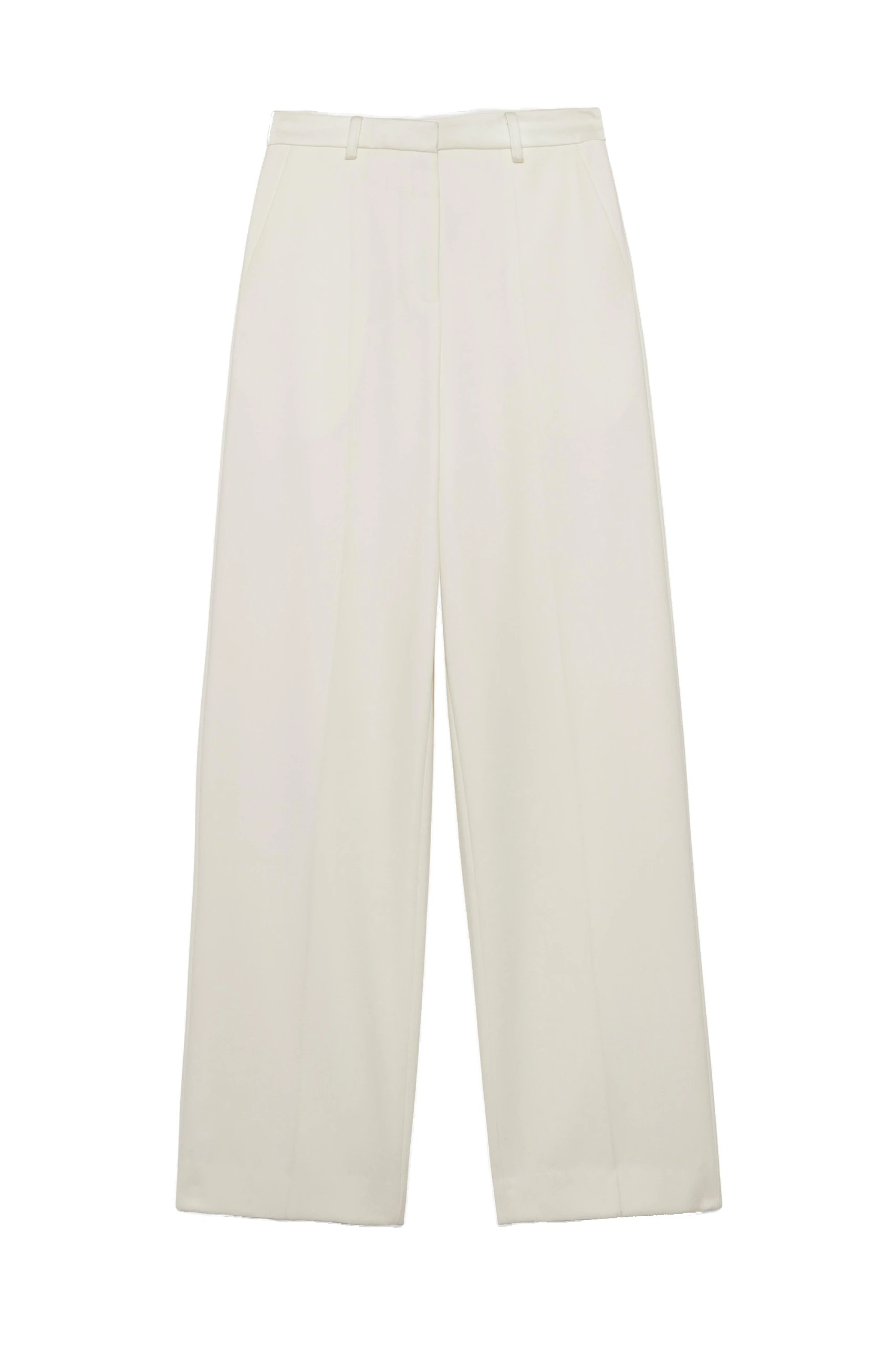 SIMKHAI Kaia Straight Leg Pant in Ivory SIMKHAI Kaia Straight Leg Pant in Ivory