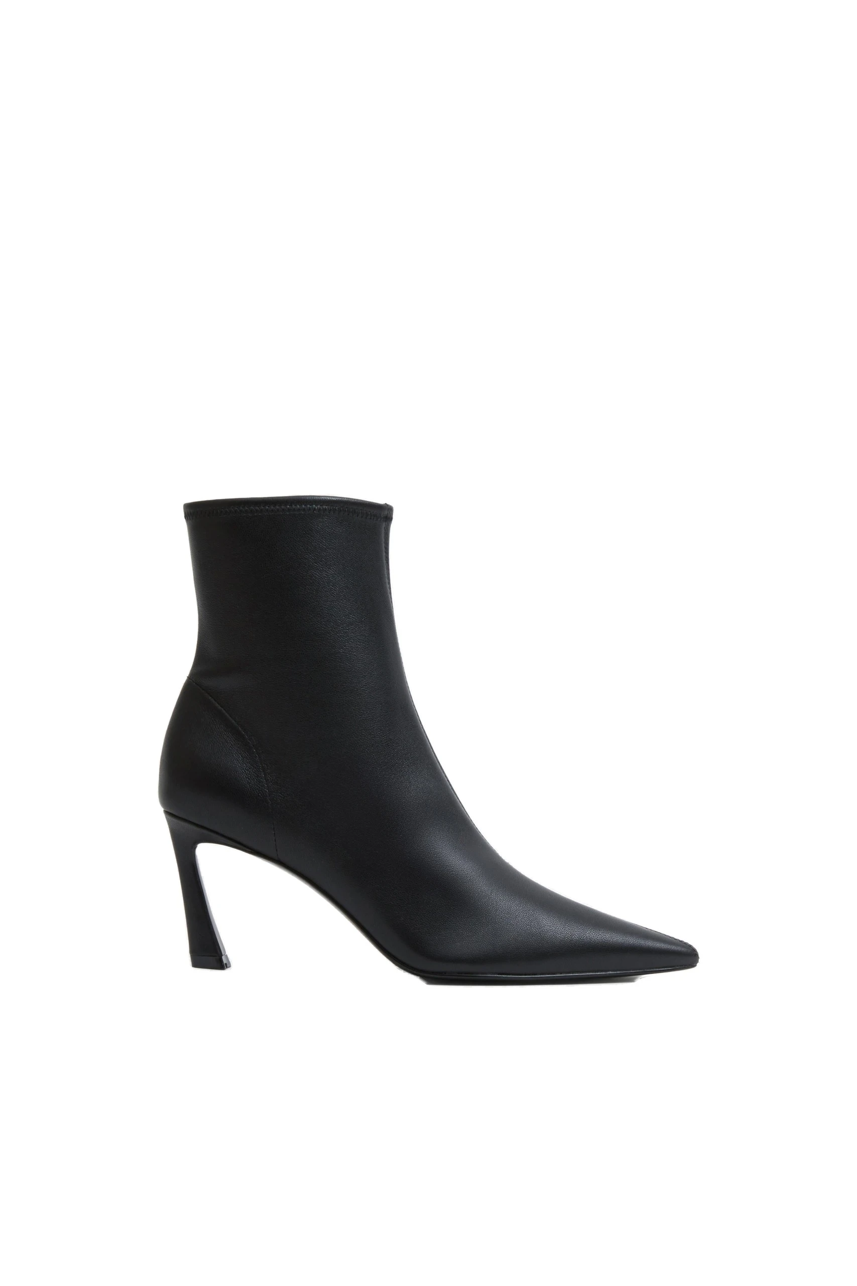 SIMKHAI Katya Stretch Leather Ankle Boot in Black SIMKHAI Katya Stretch Leather Ankle Boot in Black