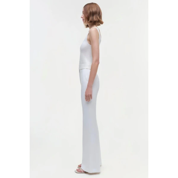 Kenna Twill Trouser in Ivory - Image 6