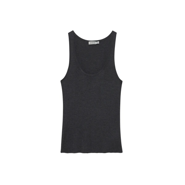 Kioni Silk Cashmere Tank in Grey