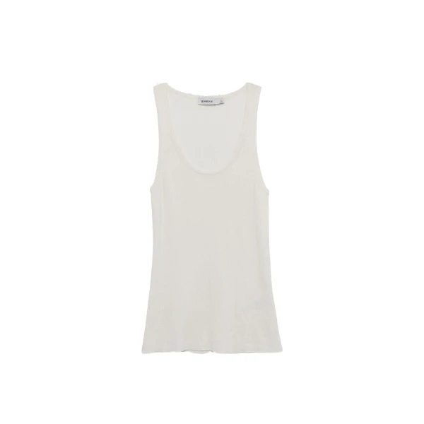 SIMKHAI Kioni Silk Cashmere Tank in White