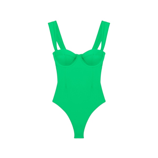SIMKHAI Kyle Bustier One Piece in Parakeet