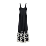 SIMKHAI Lea Lace Gown in Black Multi