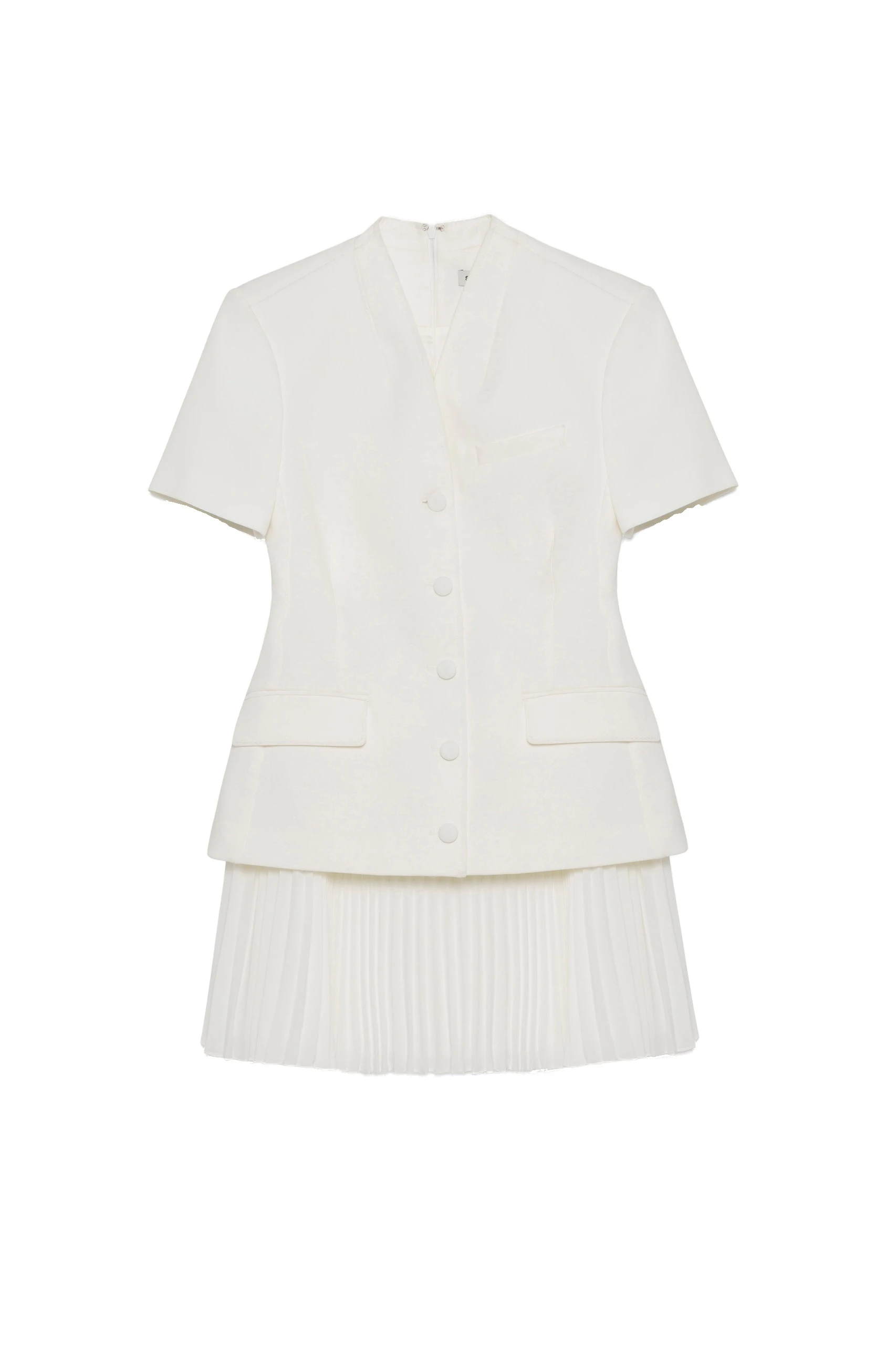 SIMKHAI Leah Blazer Mini Dress in Ivory SIMKHAI Leah Blazer Mini Dress in Ivory