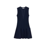 SIMKHAI Levie Knit Mini Dress in Midnight