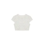 SIMKHAI Lidie Lace Top in White