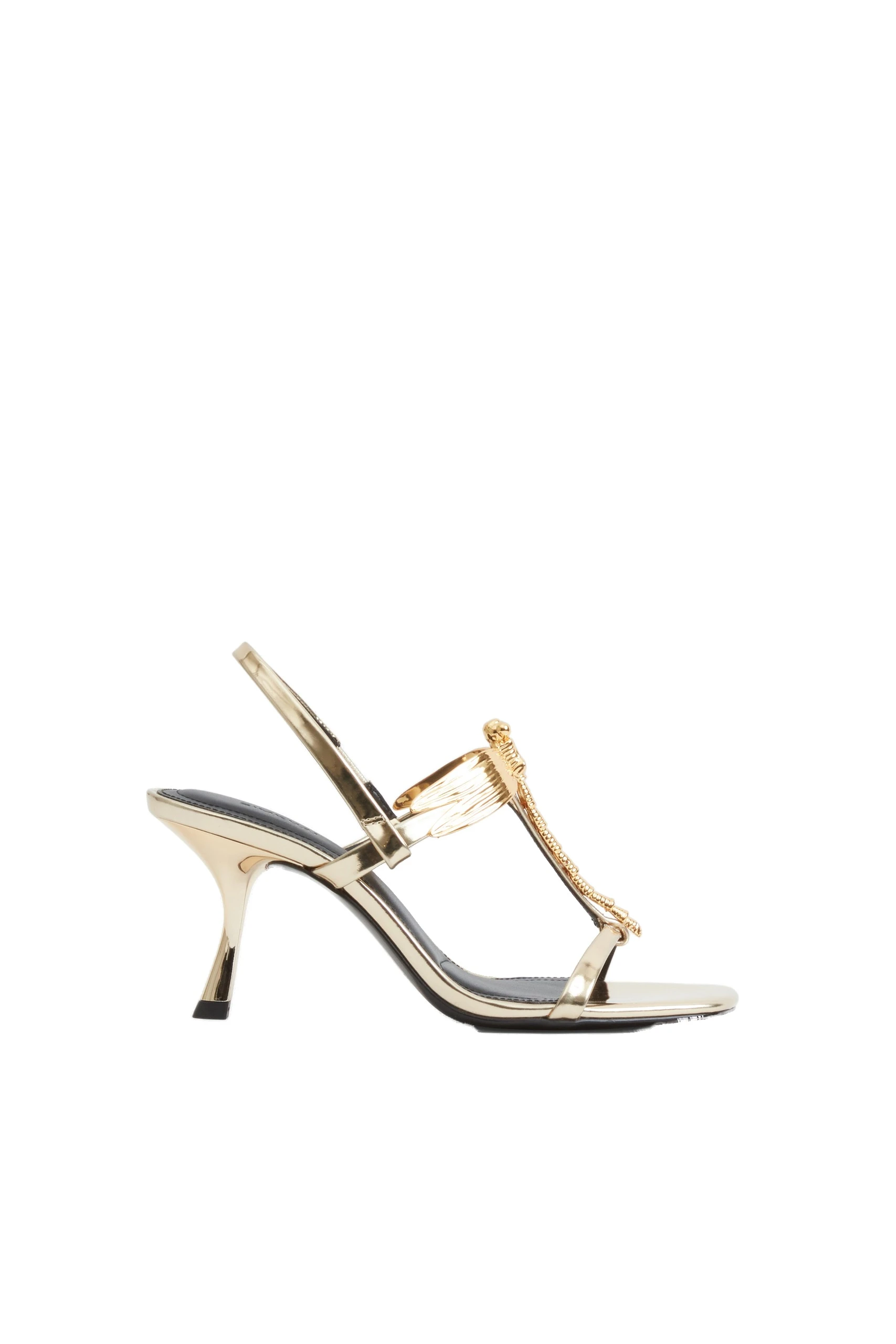 SIMKHAI Lula Dragonfly Heel in Gold SIMKHAI Lula Dragonfly Heel in Gold