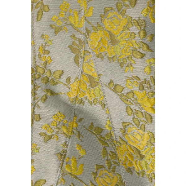 Lydia Jacquard Mini Dress in Buttercream - Image 5