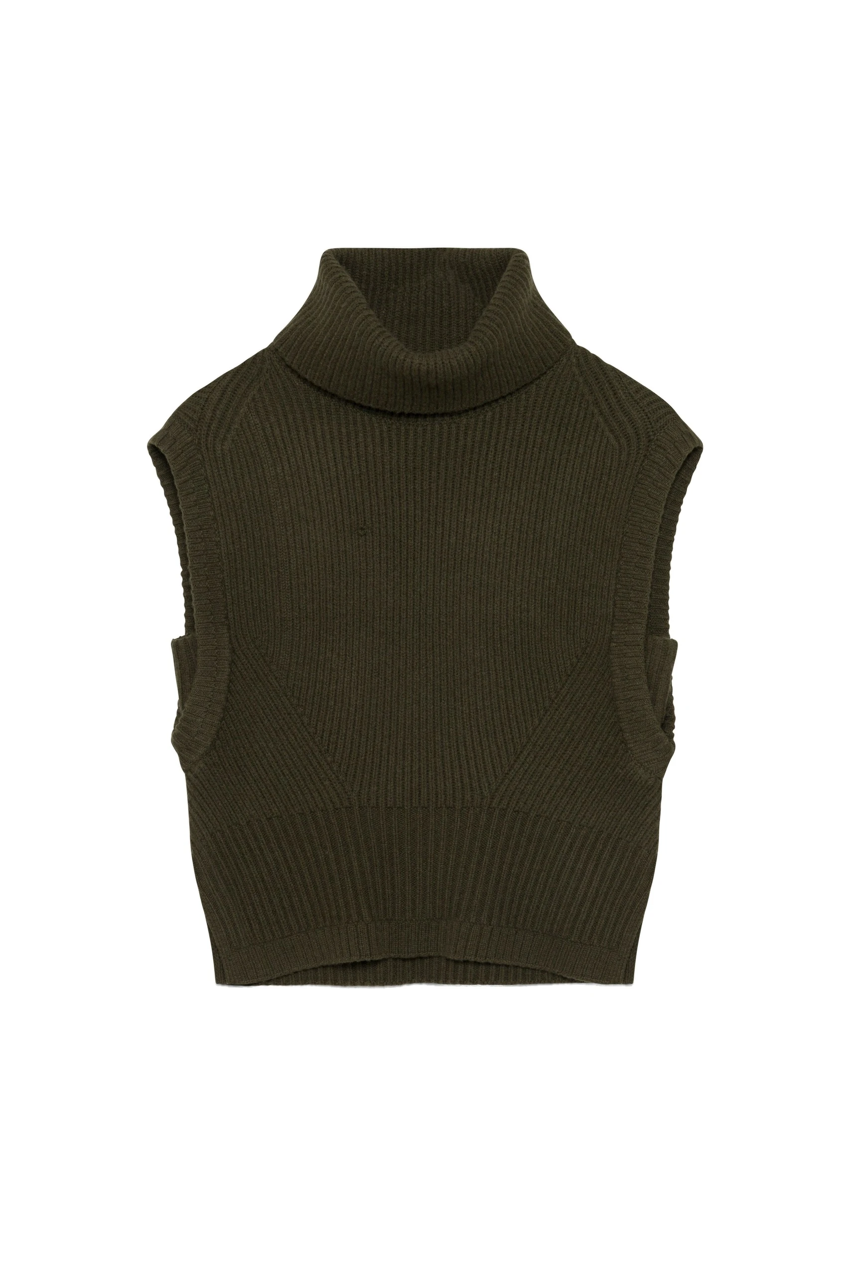 SIMKHAI Maple Knit Top in Dark Olive SIMKHAI Maple Knit Top in Dark Olive