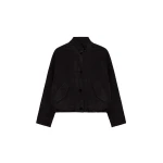 SIMKHAI Marley Suede Jacket in Black