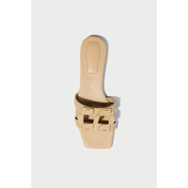 Monogram Slide in Camel - Image 5