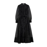 SIMKHAI Montgomery Dress in Black