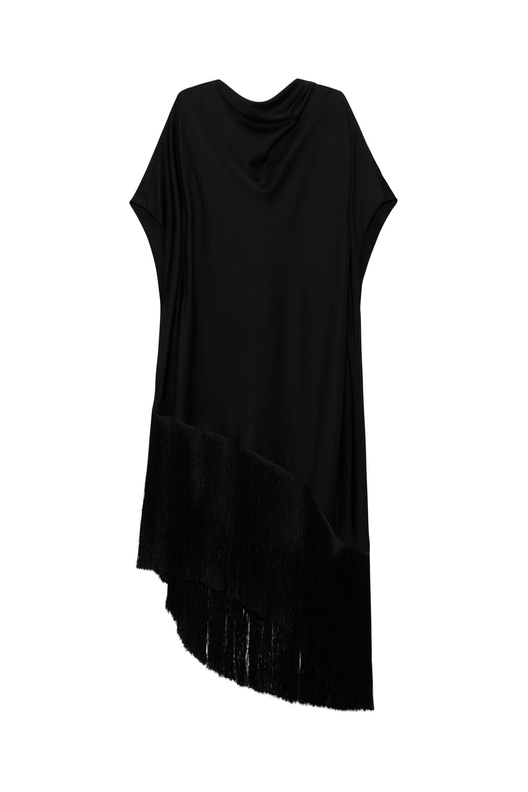 SIMKHAI Nadine Satin Midi Dress in Black SIMKHAI Nadine Satin Midi Dress in Black