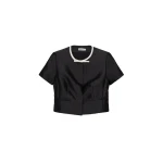 SIMKHAI Naelle Top in Black Frost Multi