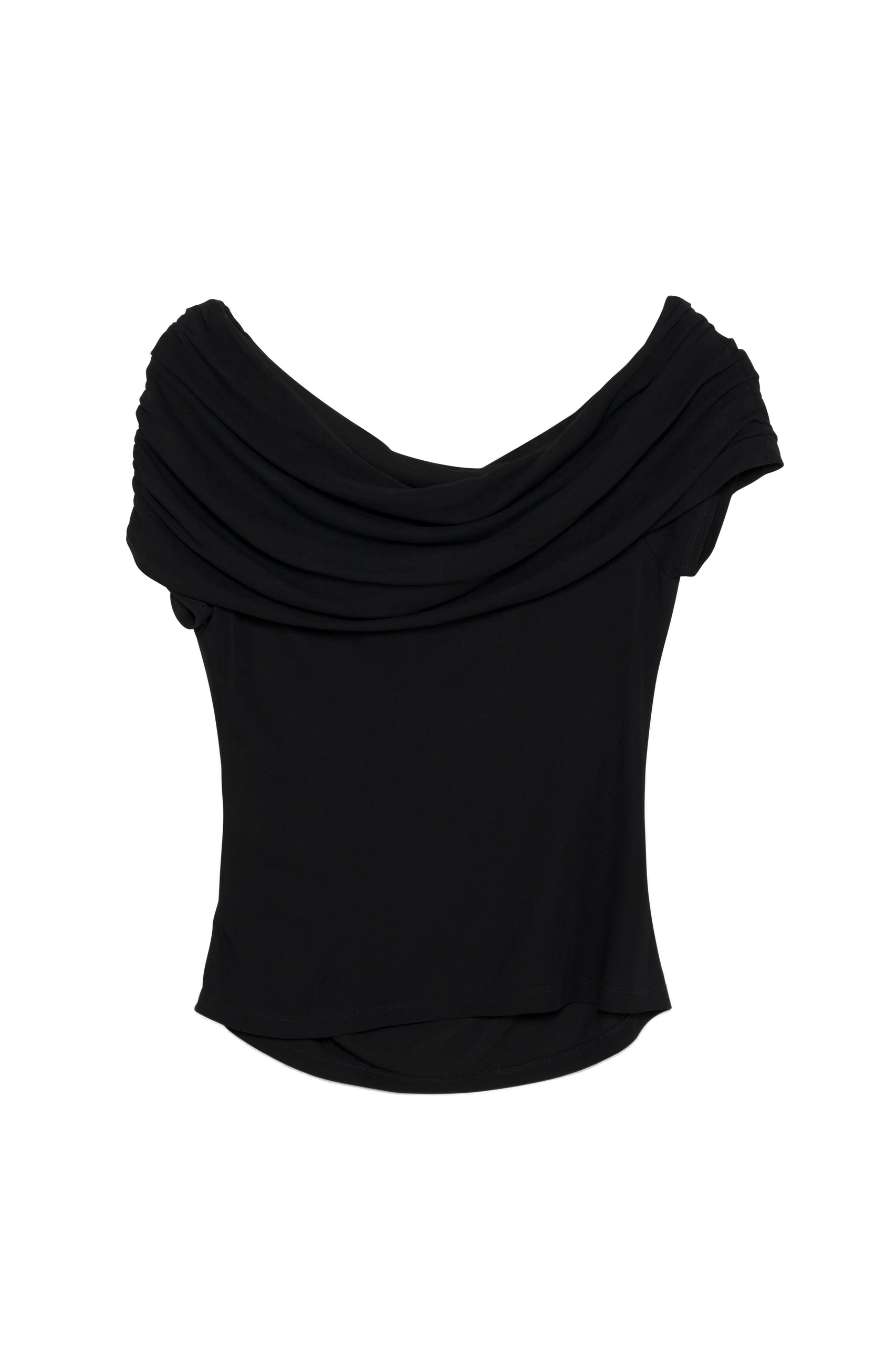 SIMKHAI Natassa Jersey Top in Black SIMKHAI Natassa Jersey Top in Black