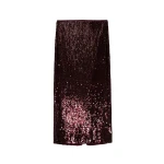 SIMKHAI Nikki Embellished Midi Skirt in Fig