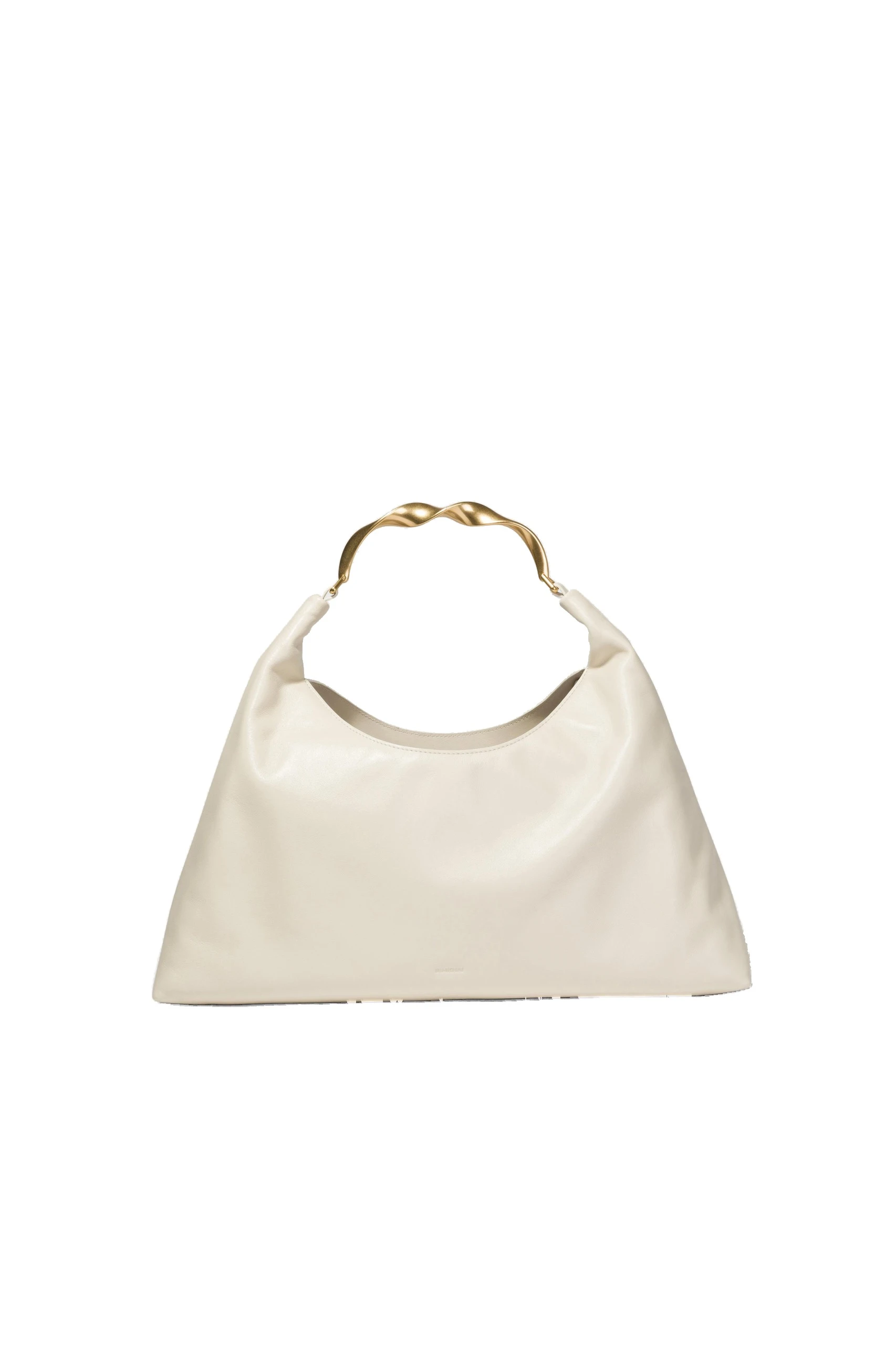 SIMKHAI Nixi Leather Hobo Bag in Sand SIMKHAI Nixi Leather Hobo Bag in Sand