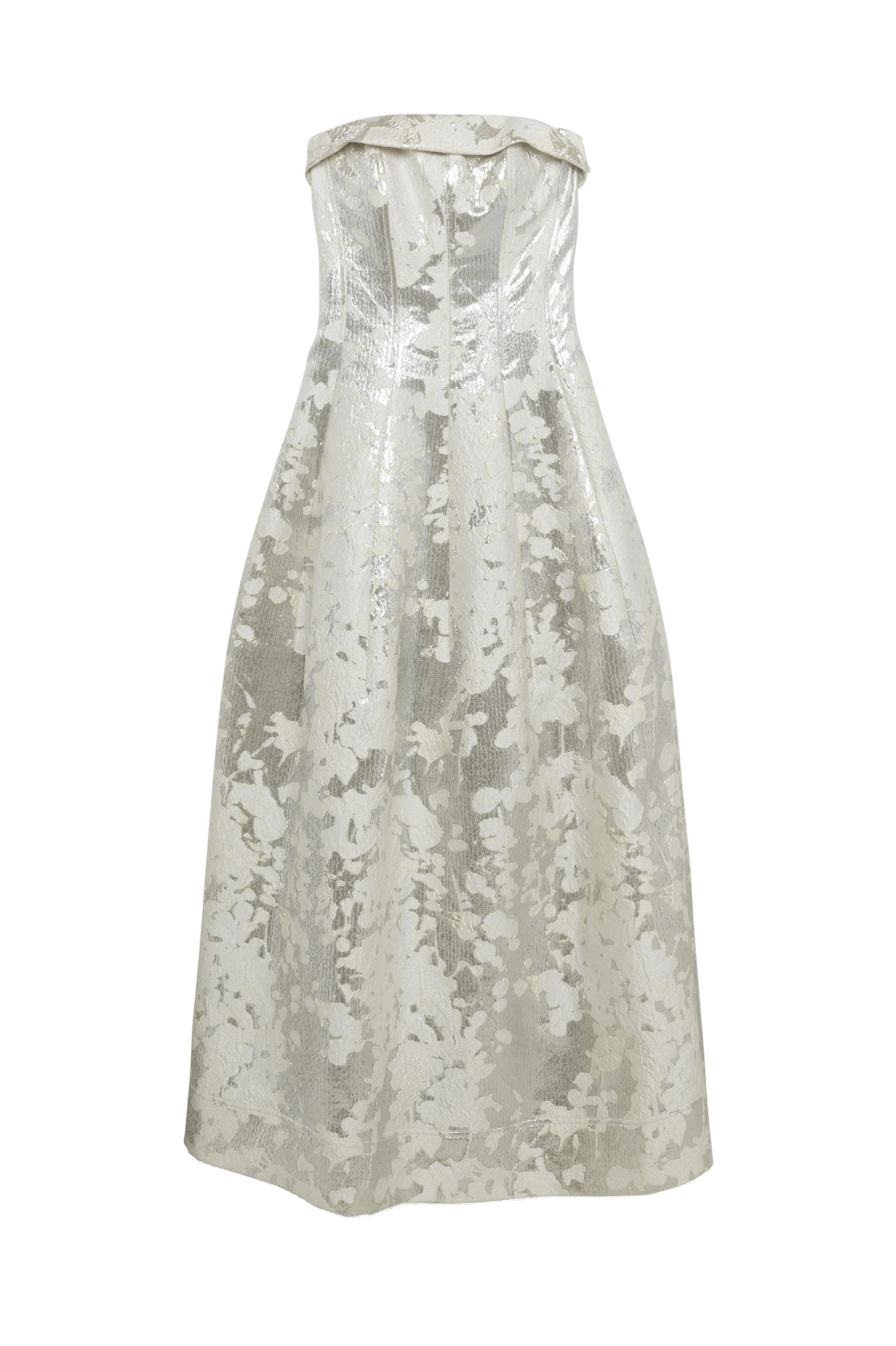 SIMKHAI Octavia Gown in Silver SIMKHAI Octavia Gown in Silver