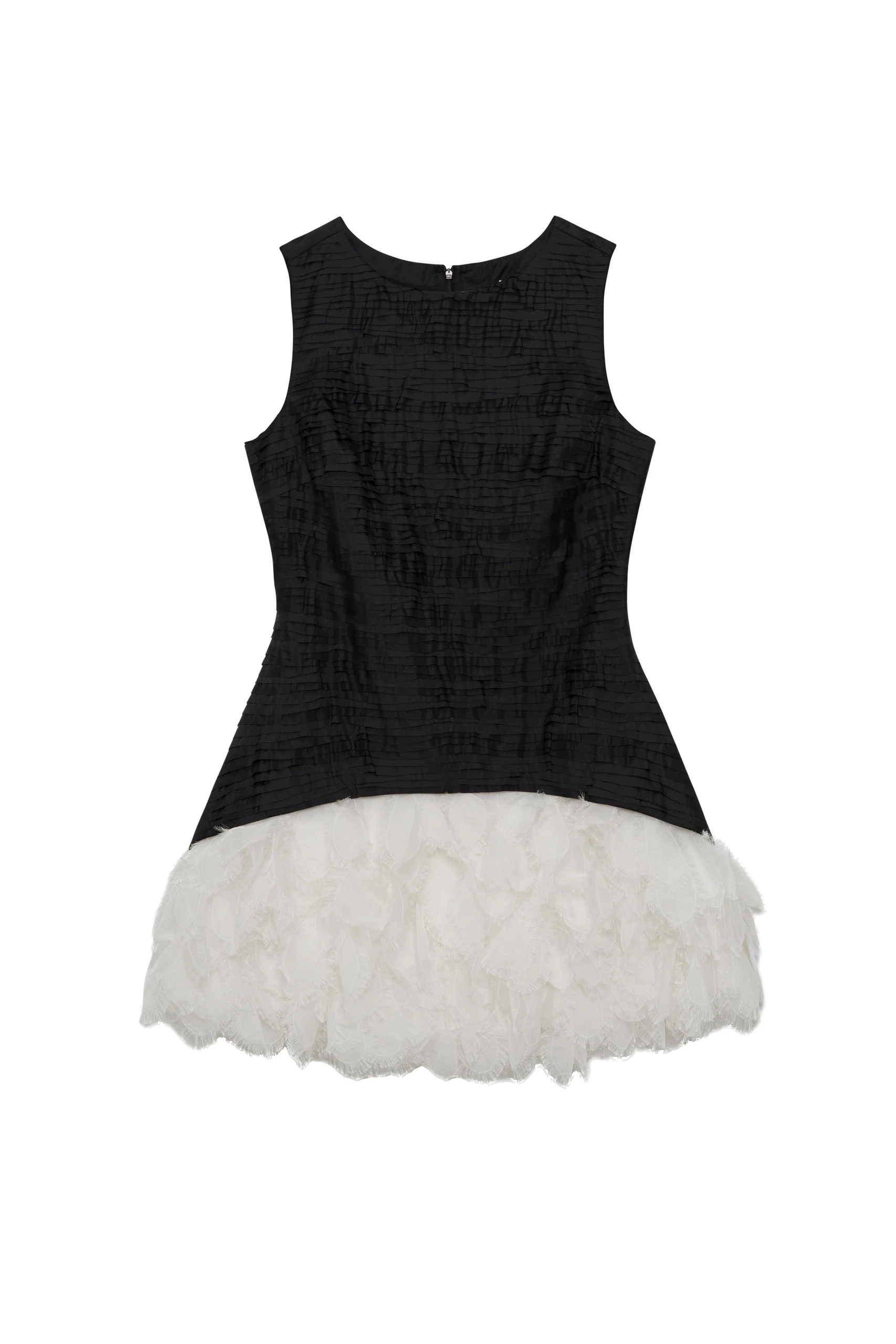 SIMKHAI Olympia Taffeta Mini Dress in Black Multi SIMKHAI Olympia Taffeta Mini Dress in Black Multi