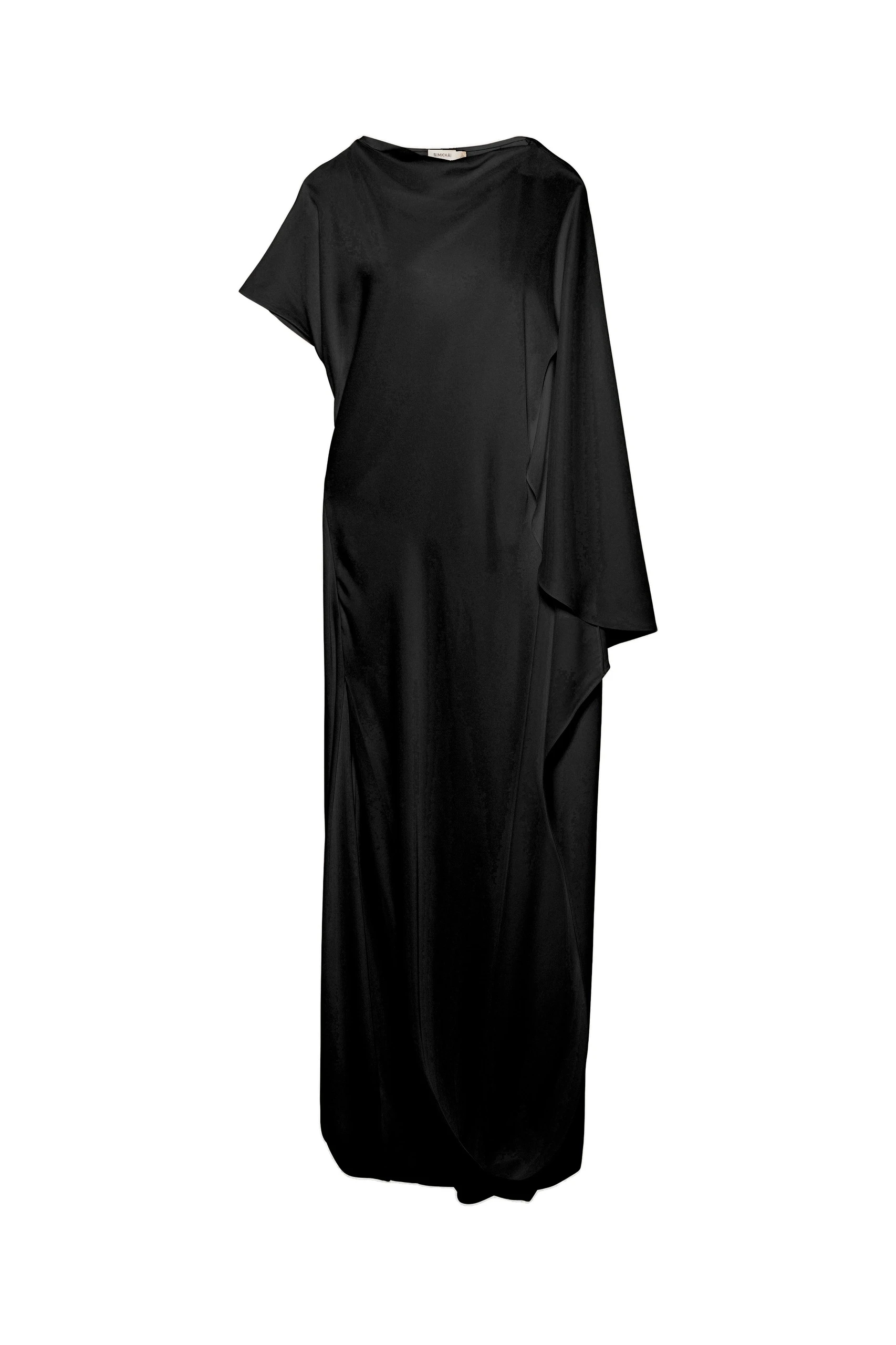 SIMKHAI Ora Satin Gown in Black SIMKHAI Ora Satin Gown in Black