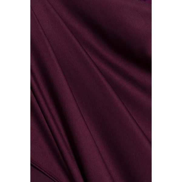 Ora Satin Gown in Fig - Image 6