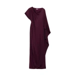 SIMKHAI Ora Satin Gown in Fig