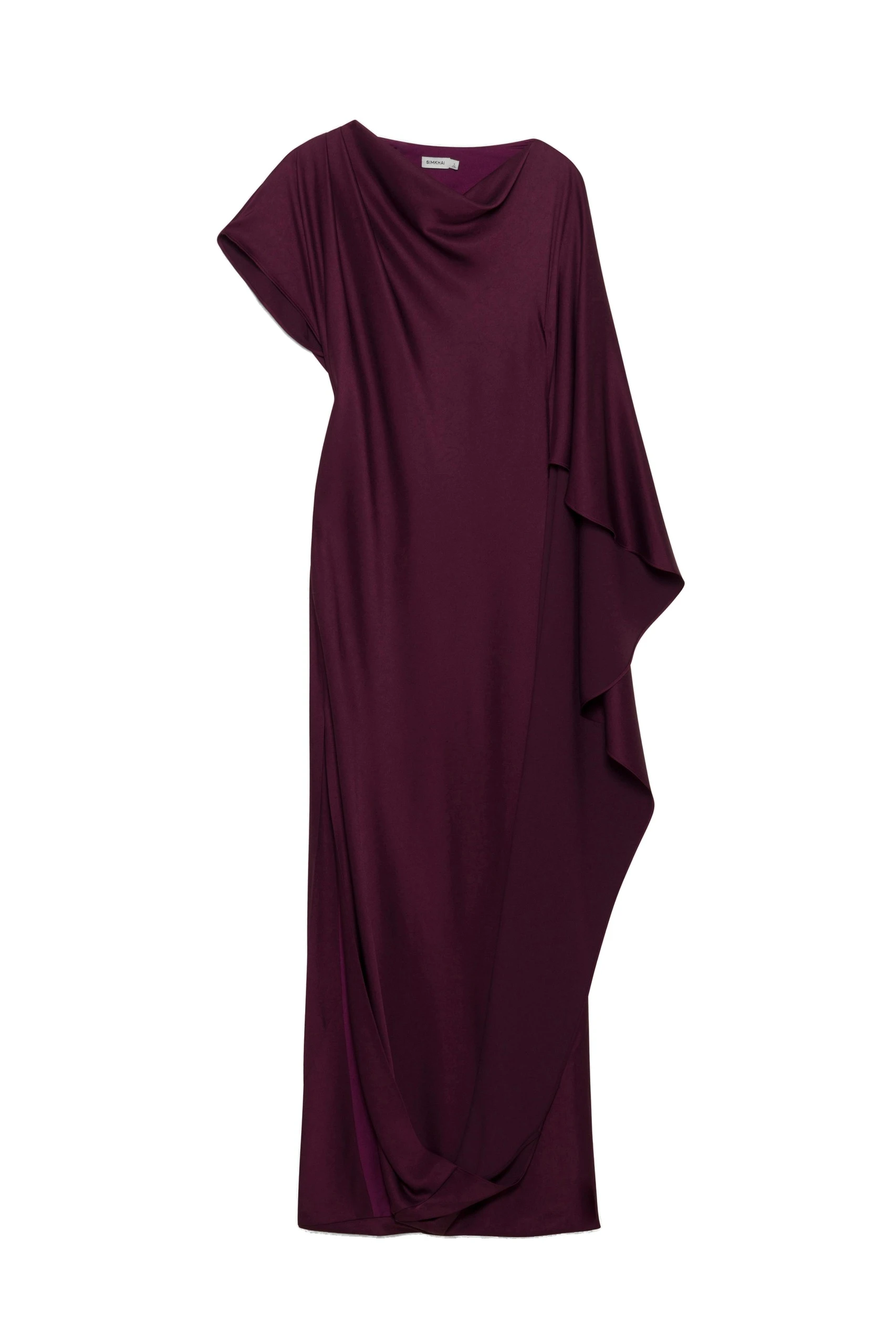 SIMKHAI Ora Satin Gown in Fig SIMKHAI Ora Satin Gown in Fig