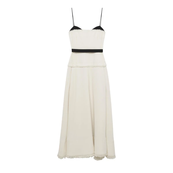 Quinlin Midi Dress in Snow Multi
