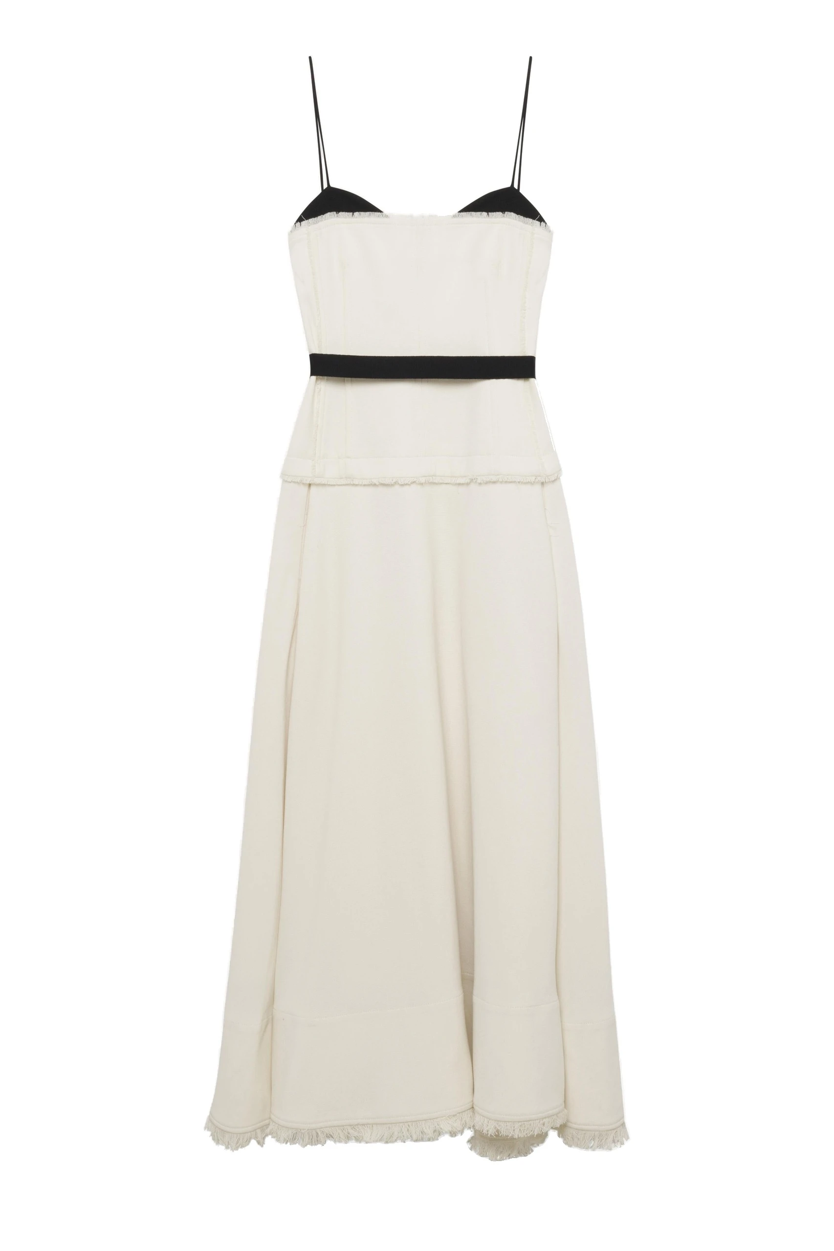 SIMKHAI Quinlin Midi Dress in Snow Multi SIMKHAI Quinlin Midi Dress in Snow Multi