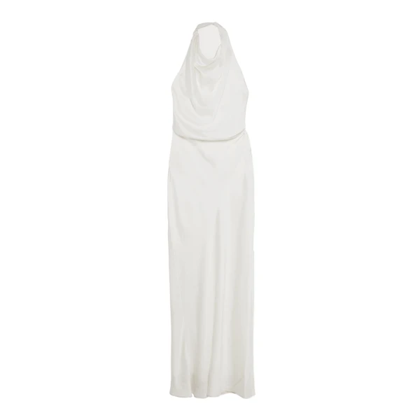 SIMKHAI Reannon Satin Gown in Ivory