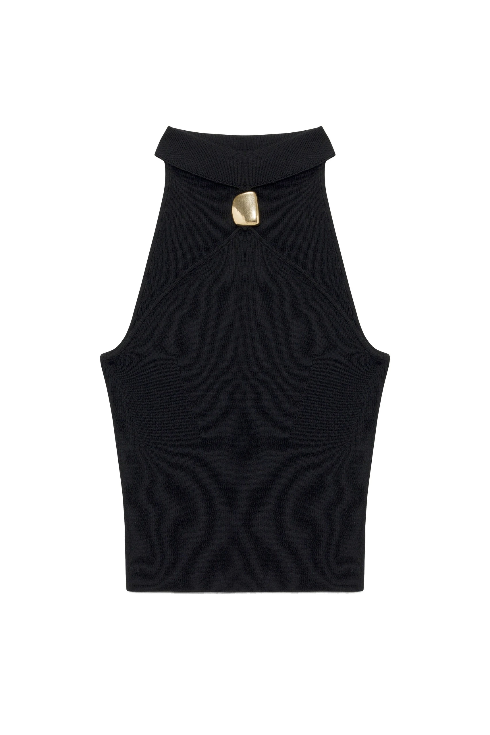 SIMKHAI Renlen Knit Halter Top in Black SIMKHAI Renlen Knit Halter Top in Black