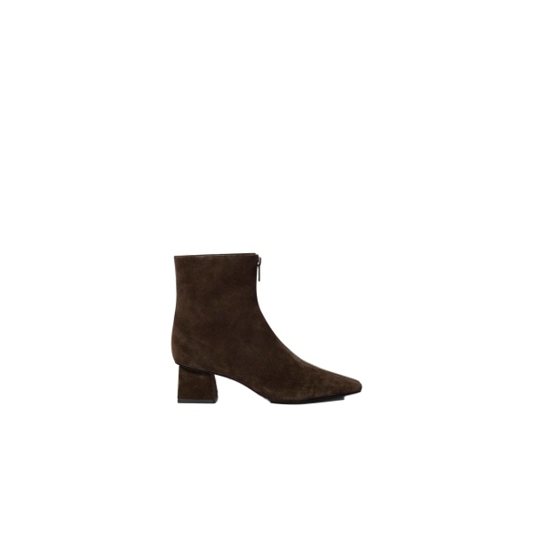 SIMKHAI Ryder Suede Zip Boot in Cacao