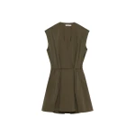 SIMKHAI Sefi Cotton Mini Dress in Sea Turtle